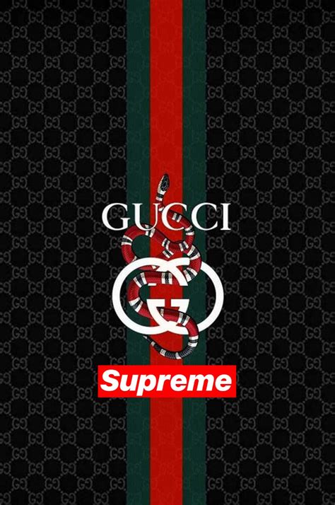 gucci x supreme wallpaper|Gucci wallpaper interior.